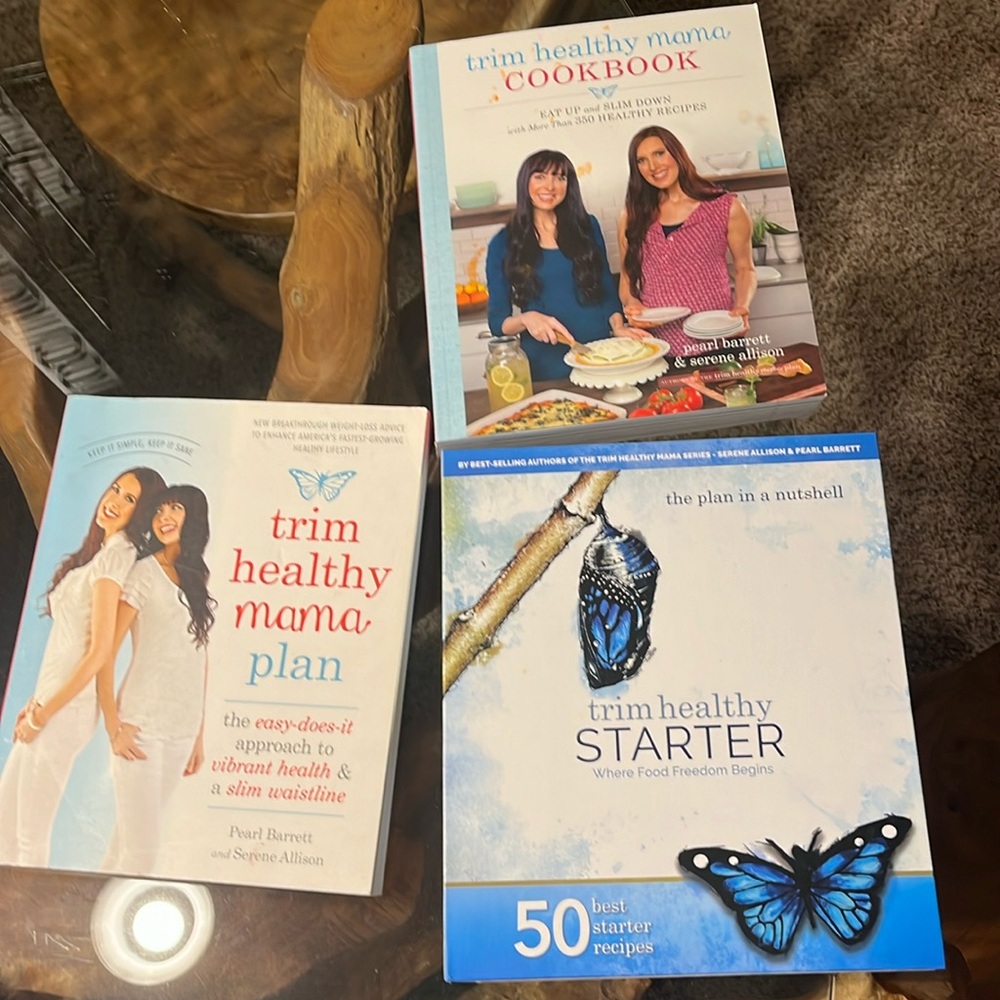 Trim healthy mama books 3 of them in excellent condition